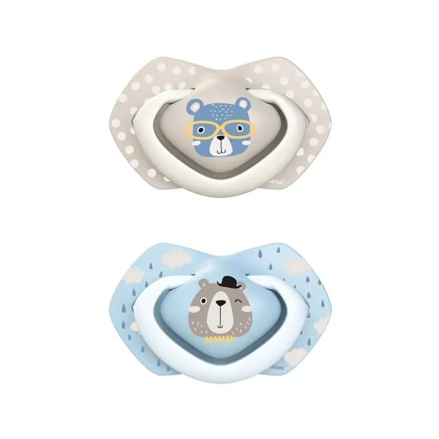 Canpol 2 Sucettes Universelle 6-18M Bonjour Paris Bleu – 22/648