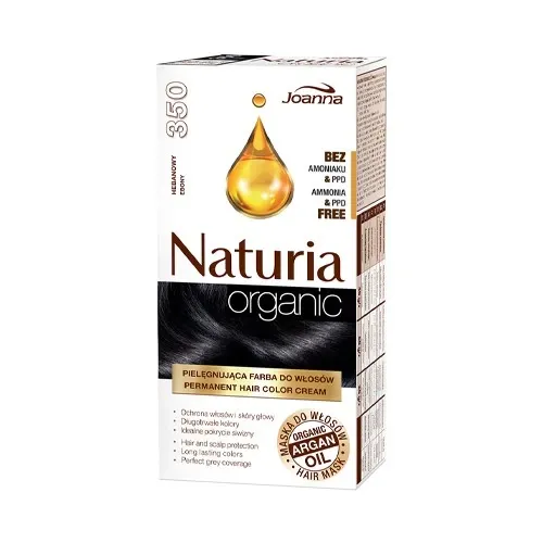 Crème colorante - Joanna Naturia Organic - 350 ebony