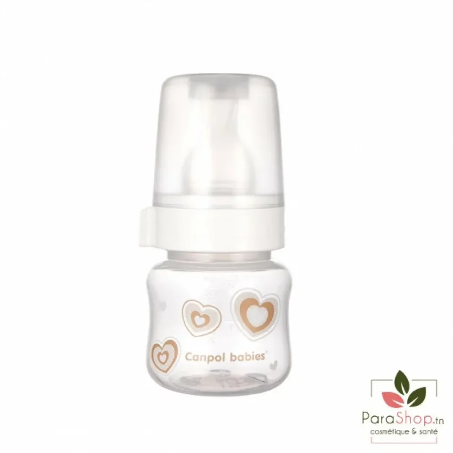 CANPOL BABIES Biberon Anti Colique Col Large 60ML NOUVEAU NE - Beige - 57/305