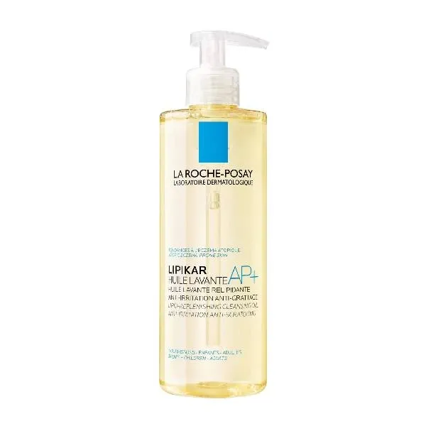 La Roche Posay Lipikar AP+ Huile Lavante Peaux Tendance Eczema Atopiques 400ml (DATE EXP 02/2027)