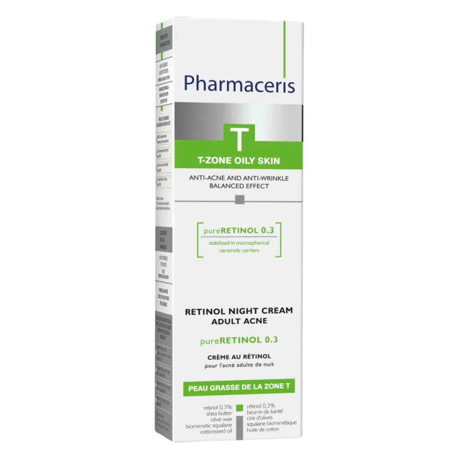 Pharmaceris T Pure RETINOL 0.3 Crème de Nuit Anti-Acne 40ml