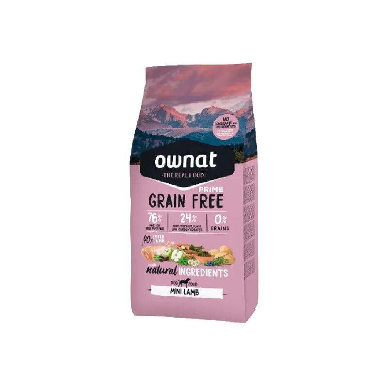 OWNAT GRAIN FREE MINI ADULT CHIEN 3KG