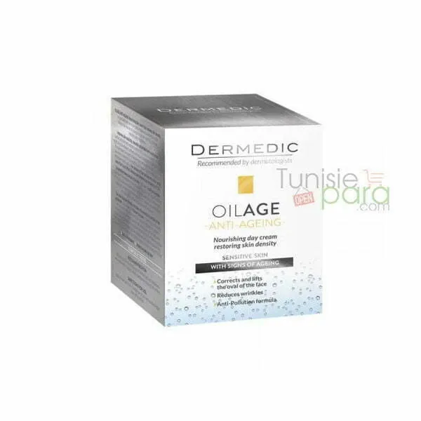 Dermedic oilage creme de jour nourrissante anti-age 50ml (DATE EXP 02/2027)