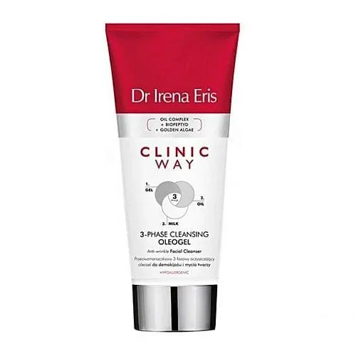 CLINIC WAY Oléo-gel anti-rides purifiant triphasé pour nettoyer et démaquiller le visage