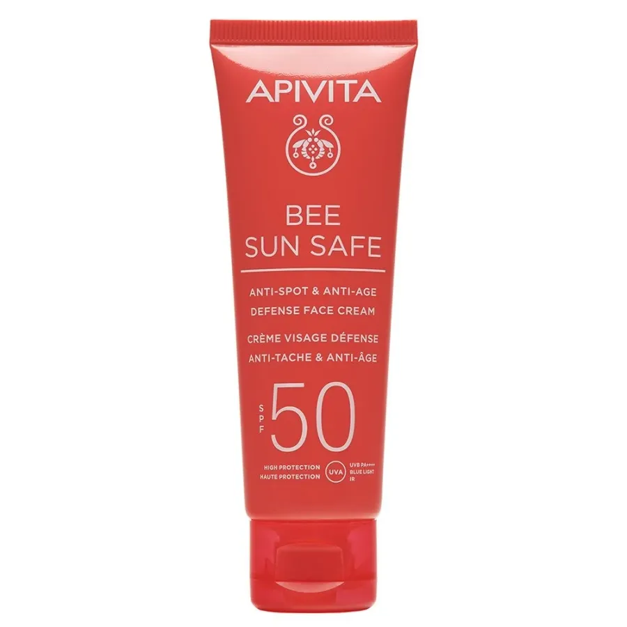 APIVITA Crème Visage anti-tache & anti-âge SPF50 50ml Bee Sun Safe